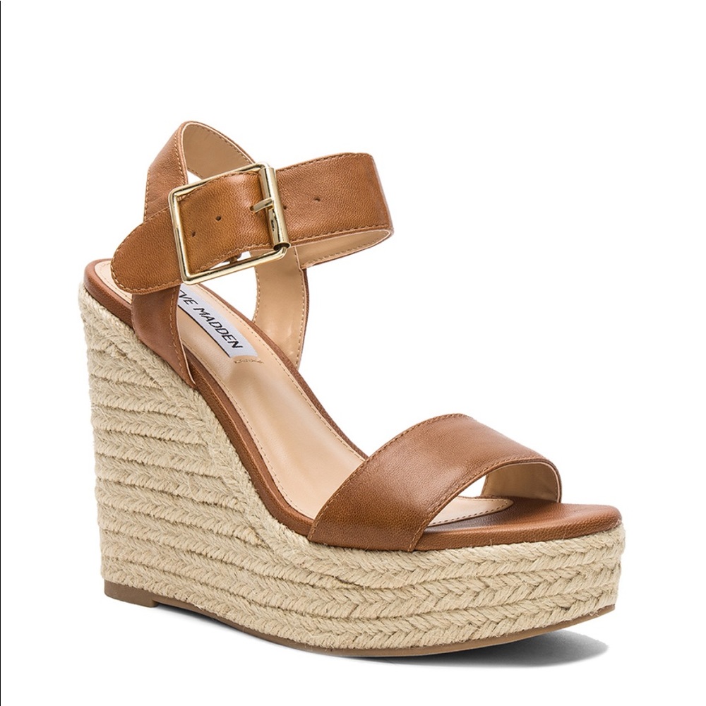 Steve Madden Santorini Cognac wedge